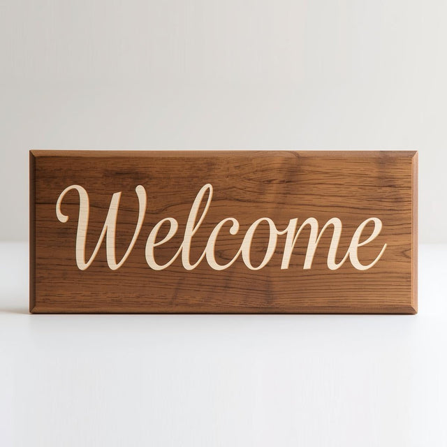 Personalisierte Holz-Türschilder