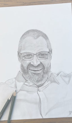 Kohlezeichnung nach deinem Foto