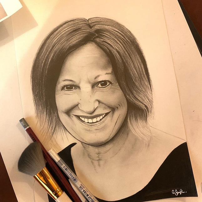 Kohlezeichnung nach deinem Foto