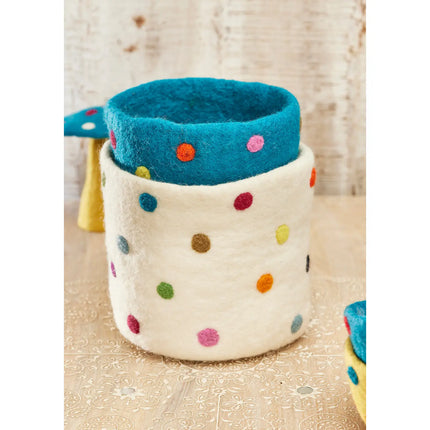 Blumentopf aus Filz