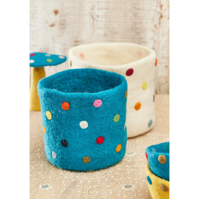 Blumentopf aus Filz